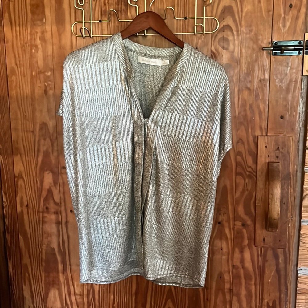 bishop + young Silver Blouse